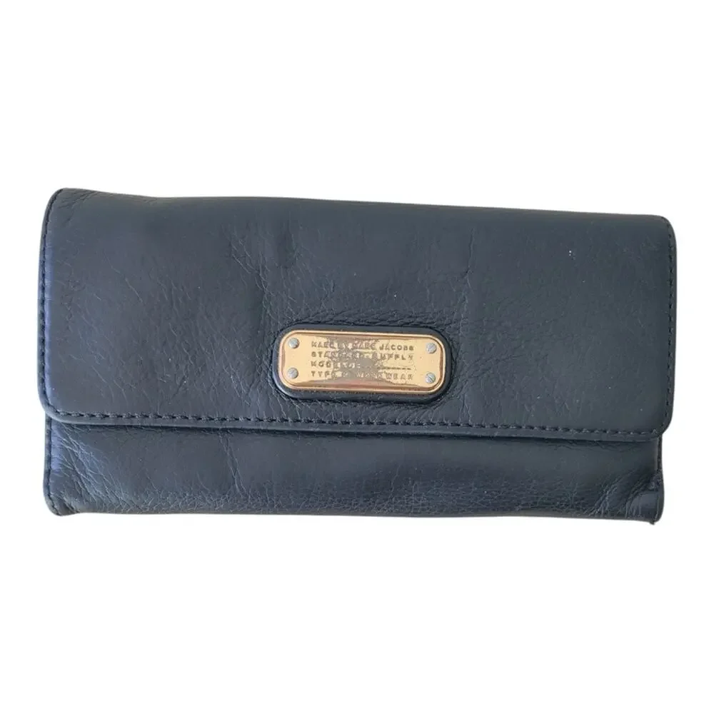 Marc by Marc Jacobs Black Leather Wallet